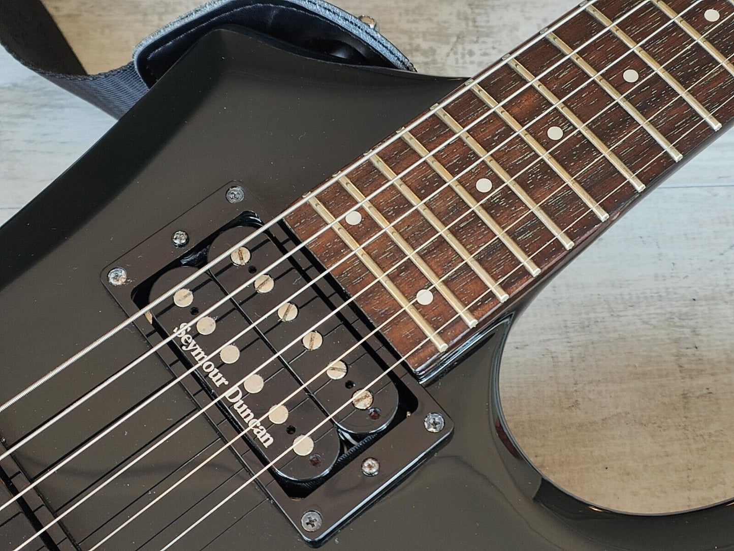 2012 Edwards (by ESP Japan) E-GEKI-TETSU Explorer w/Seymour Duncans (Black)