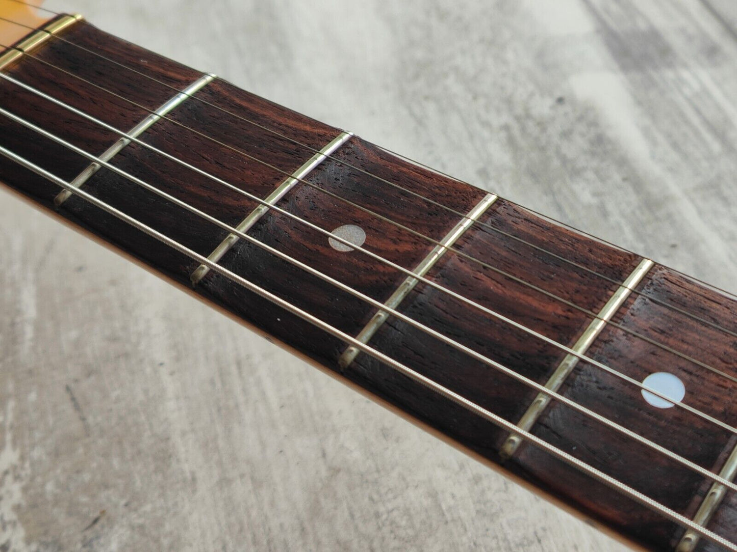 1986 Fender Japan ST72-65 '72 Reissue Blackmore Scalloped Stratocaster (White)