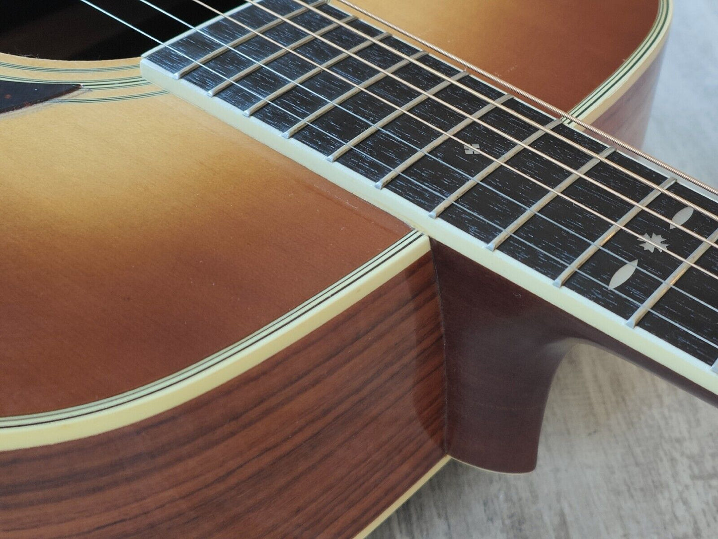 1980's Tokai Cat's Eyes CE-350 Japanese Vintage Acoustic Guitar (Sunburst)