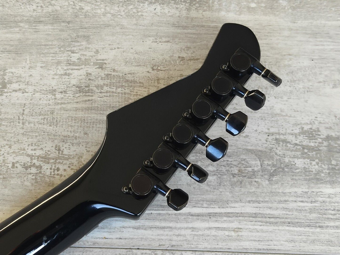 1986 Fernandes Japan FR-55 Revolver HSS Superstrat Stratocaster (Pearl Pink)