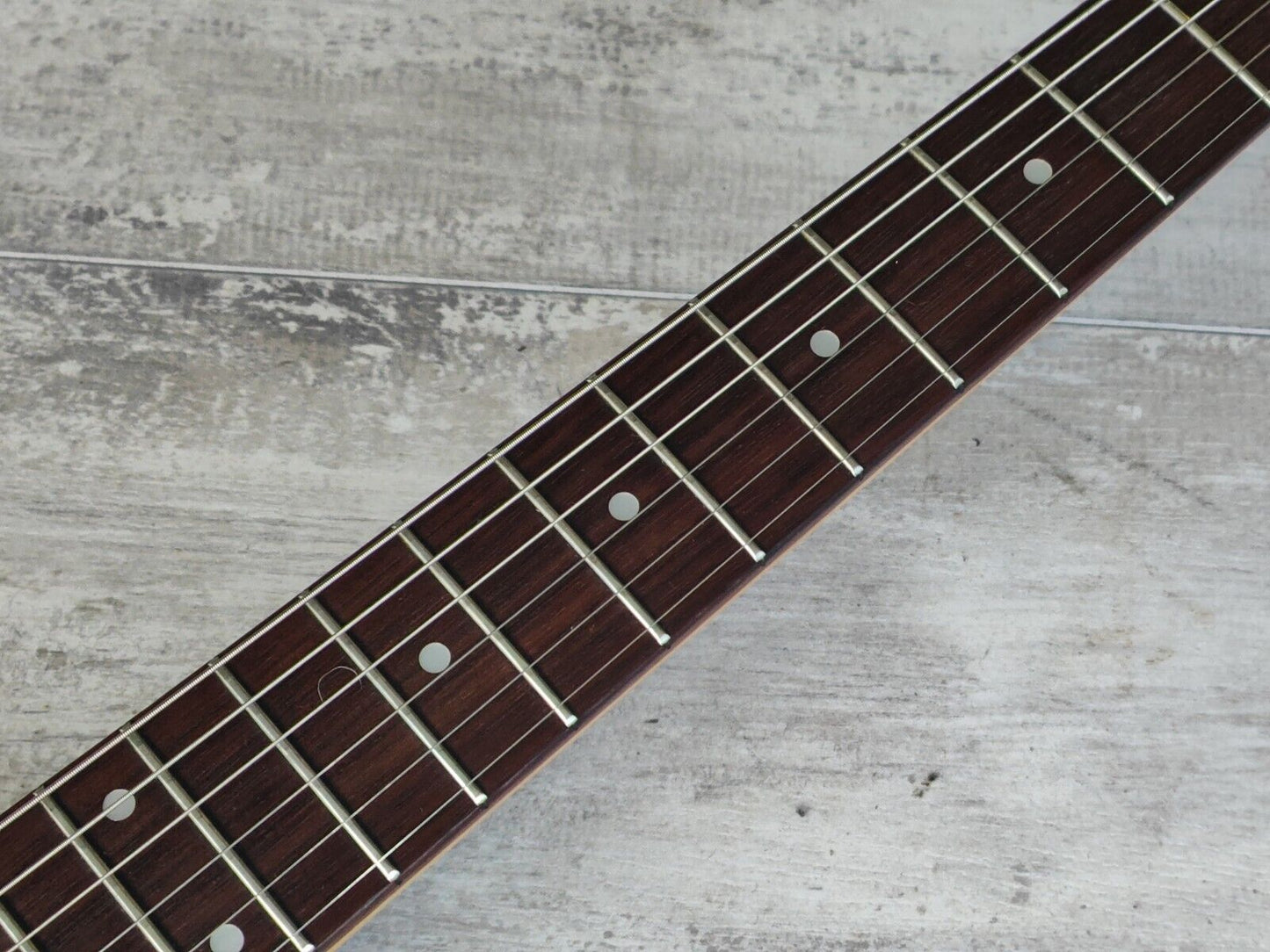 1992 Greco MINI-FV Mini V w/Onboard Speaker (Schenker Black/White)