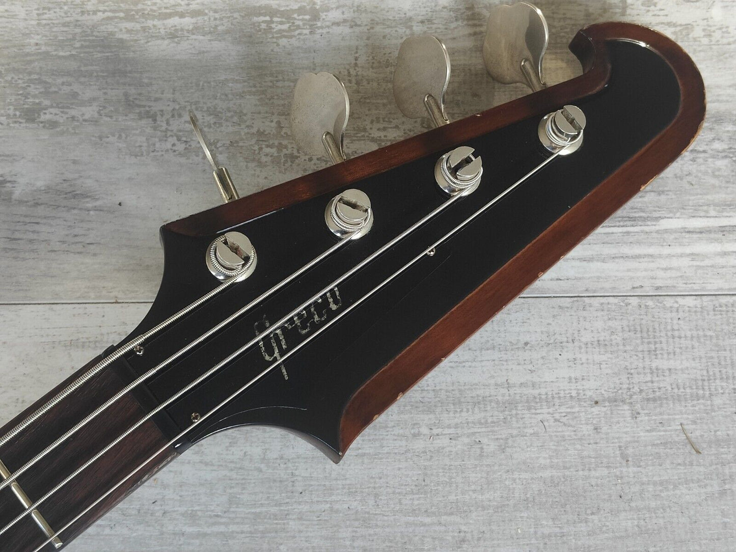 1989 Greco Japan TB-75 Thunderbird Bass (Brown Sunburst)
