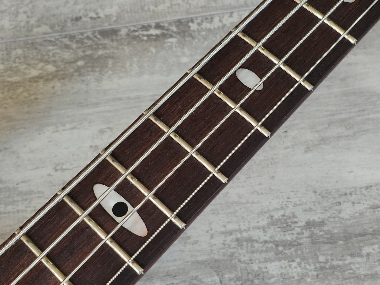 1983 Aria Pro II Japan SB Elite-II Electric Bass (Deep Red Metallic)