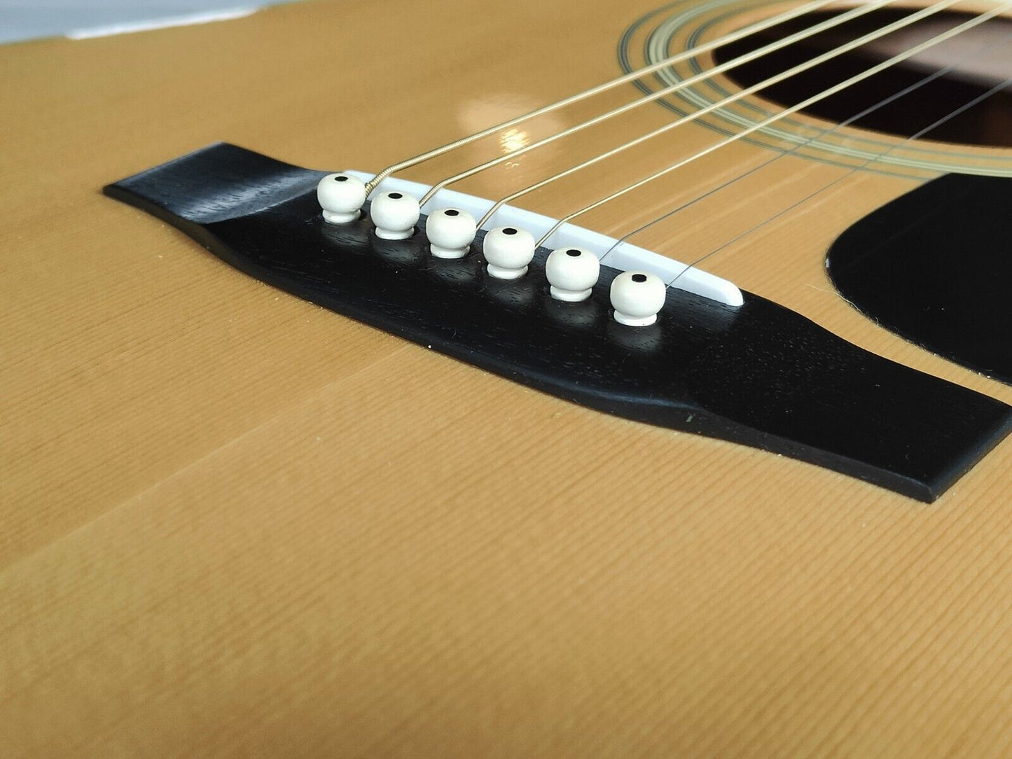 1980's Morris W-20 Japanese Vintage Acoustic Dreadnought Guitar (Natural)