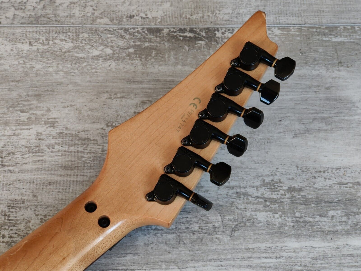 1997 Ibanez Japan RG380 HSH Superstrat (Pewter)