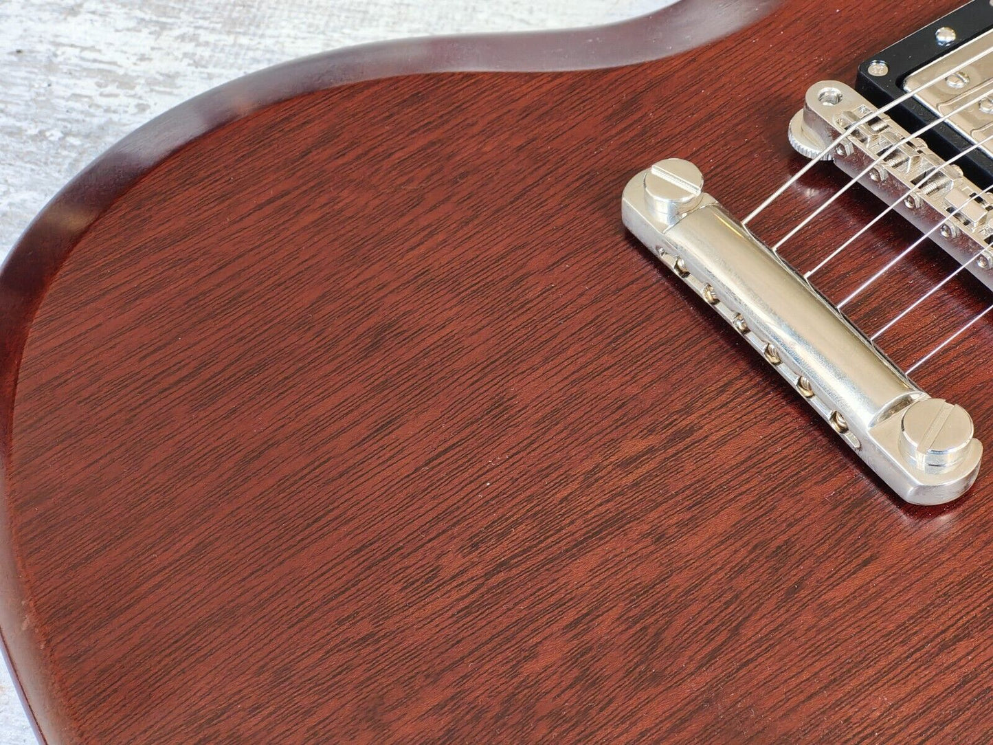 2017 Tokai "Premium Series" SG-215 Double Cutaway SG (Worn Brown)