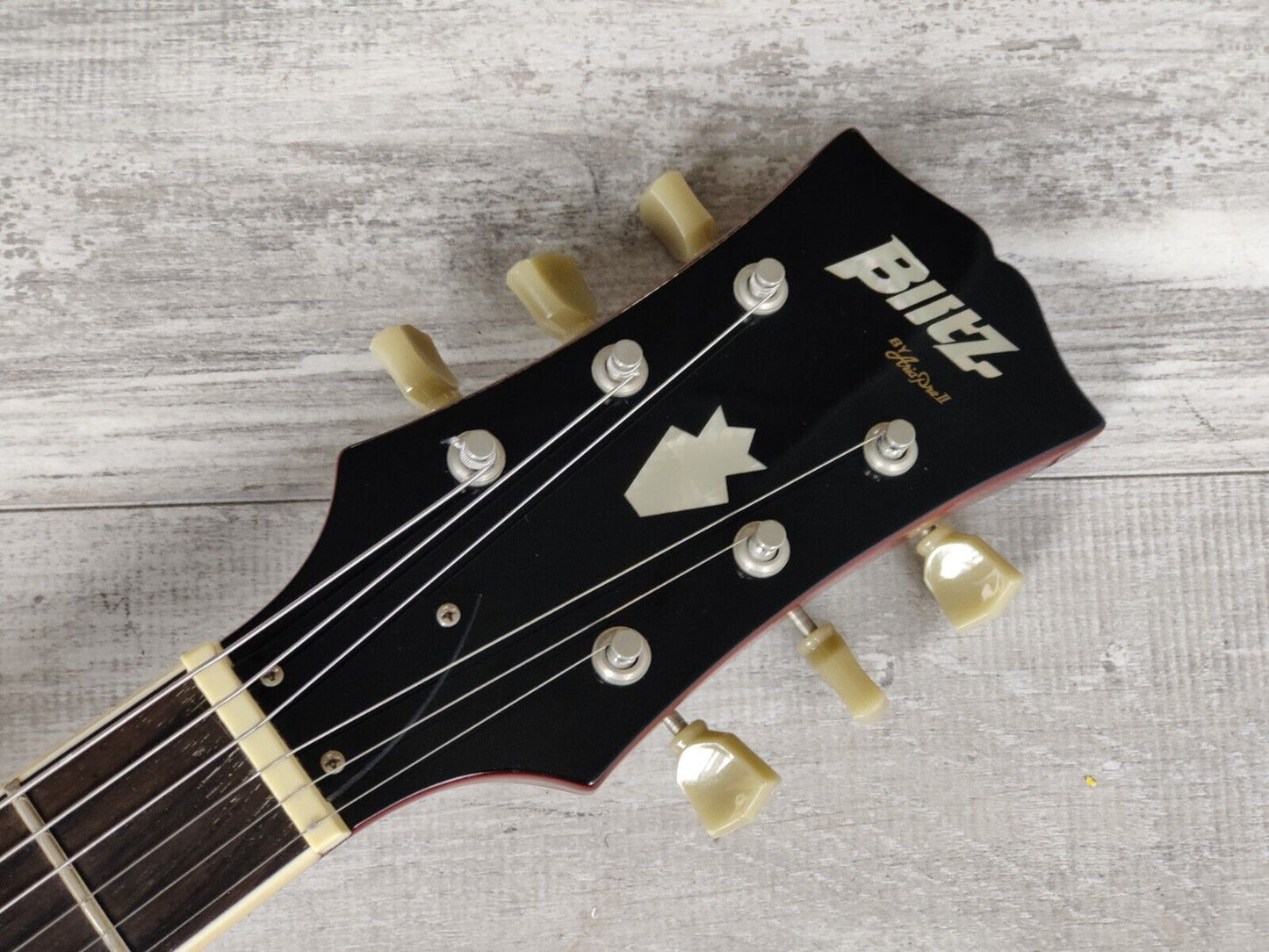Blitz by Aria Pro II SG Double Cutaway (Cherry Red)