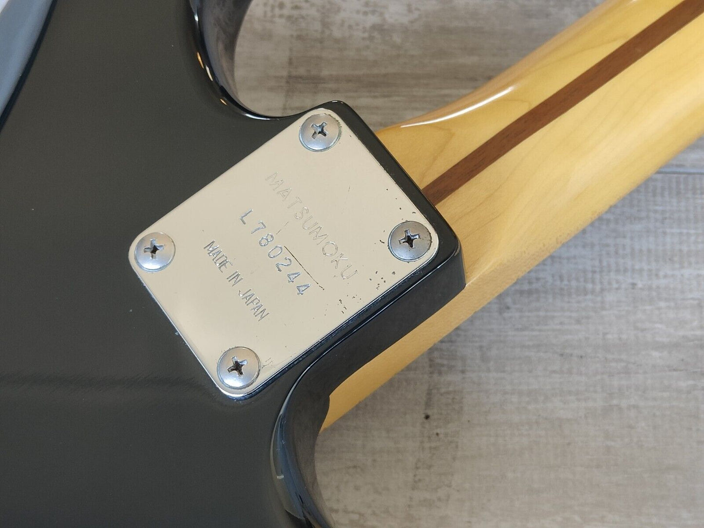 1978 Aria Pro II Japan ST-600 LH Left Handed Stratocaster (Black)