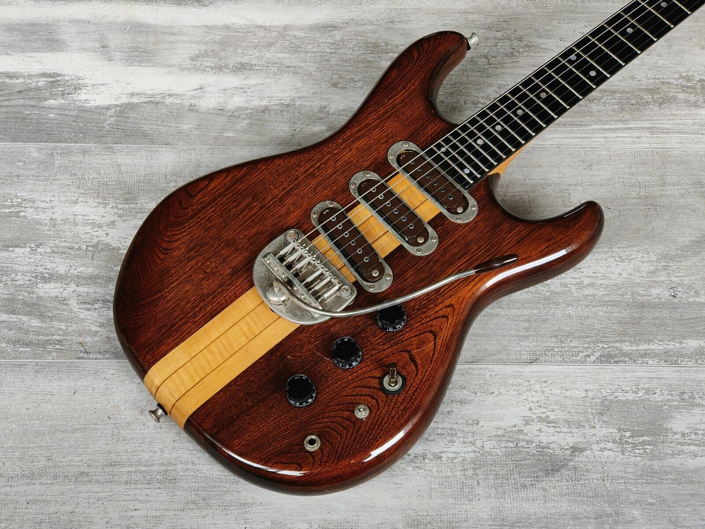 1979 Greco Japan GOII750 Neckthrough Stratocaster (Brown)
