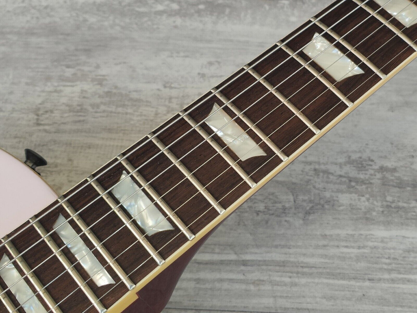 1990 Greco Japan EG-700 Les Paul Standard (Refinished Pink Top)