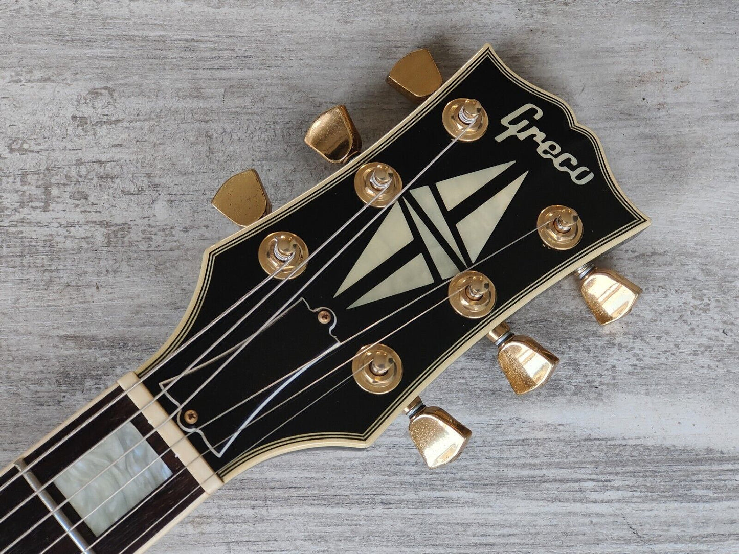 1990 Greco Japan EGC Les Paul Custom w/"Soft V" Neck Profile (Ebony)