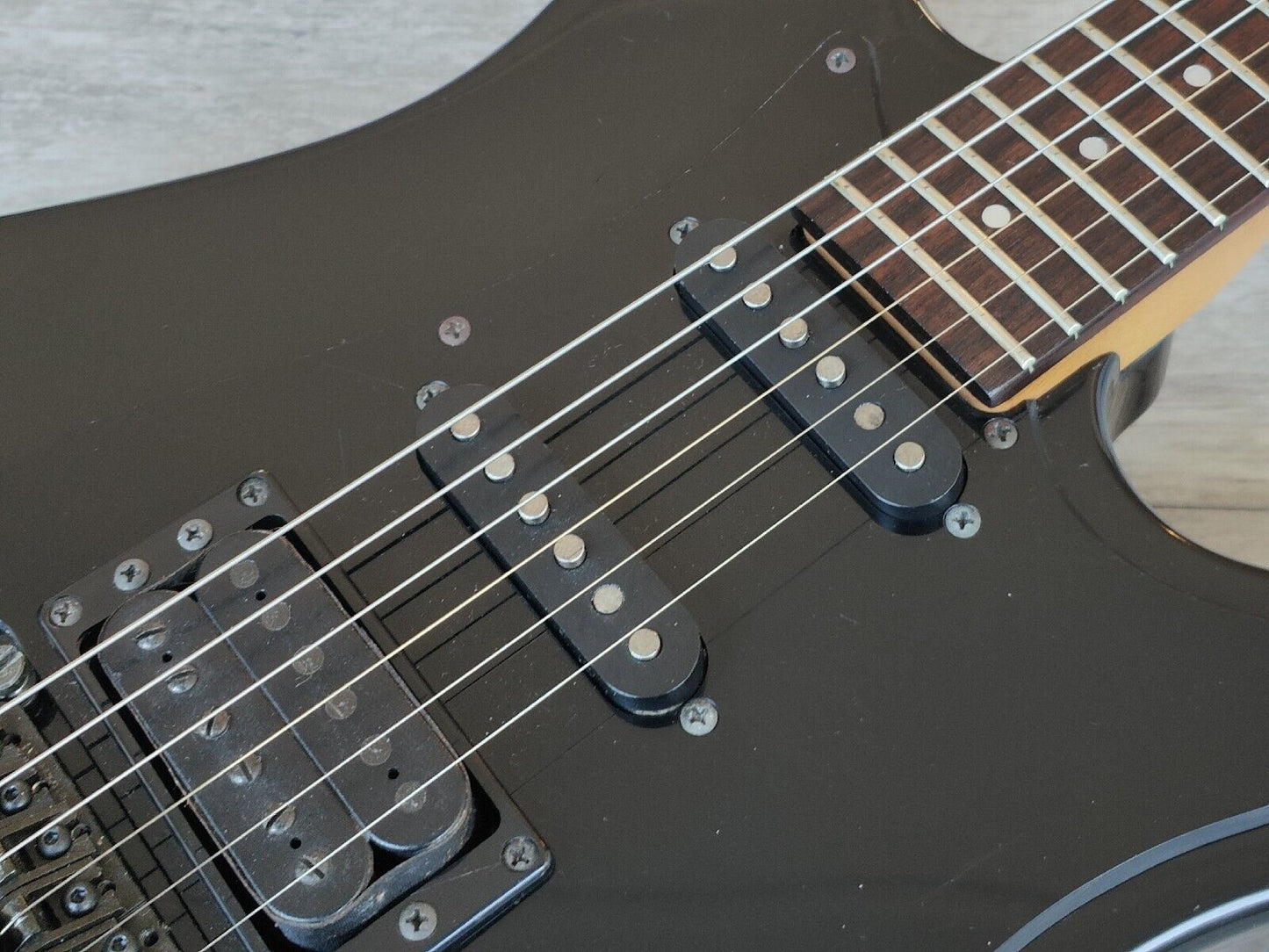 1990's Yamaha Japan RGX512R HSS Superstrat (Black)