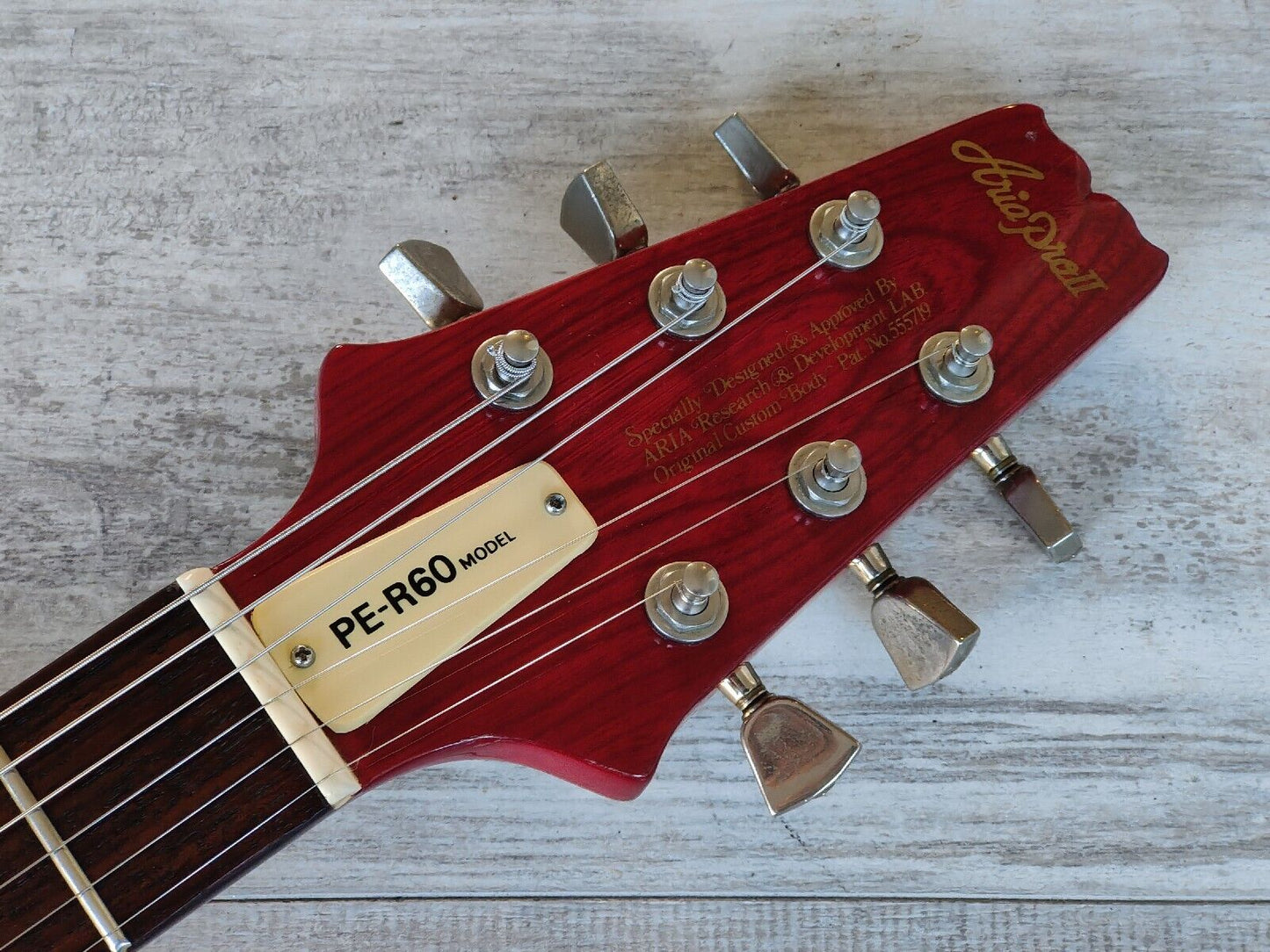 1981 Aria Pro II (Matsumoku) PE-R60 Single Cutaway (Red)