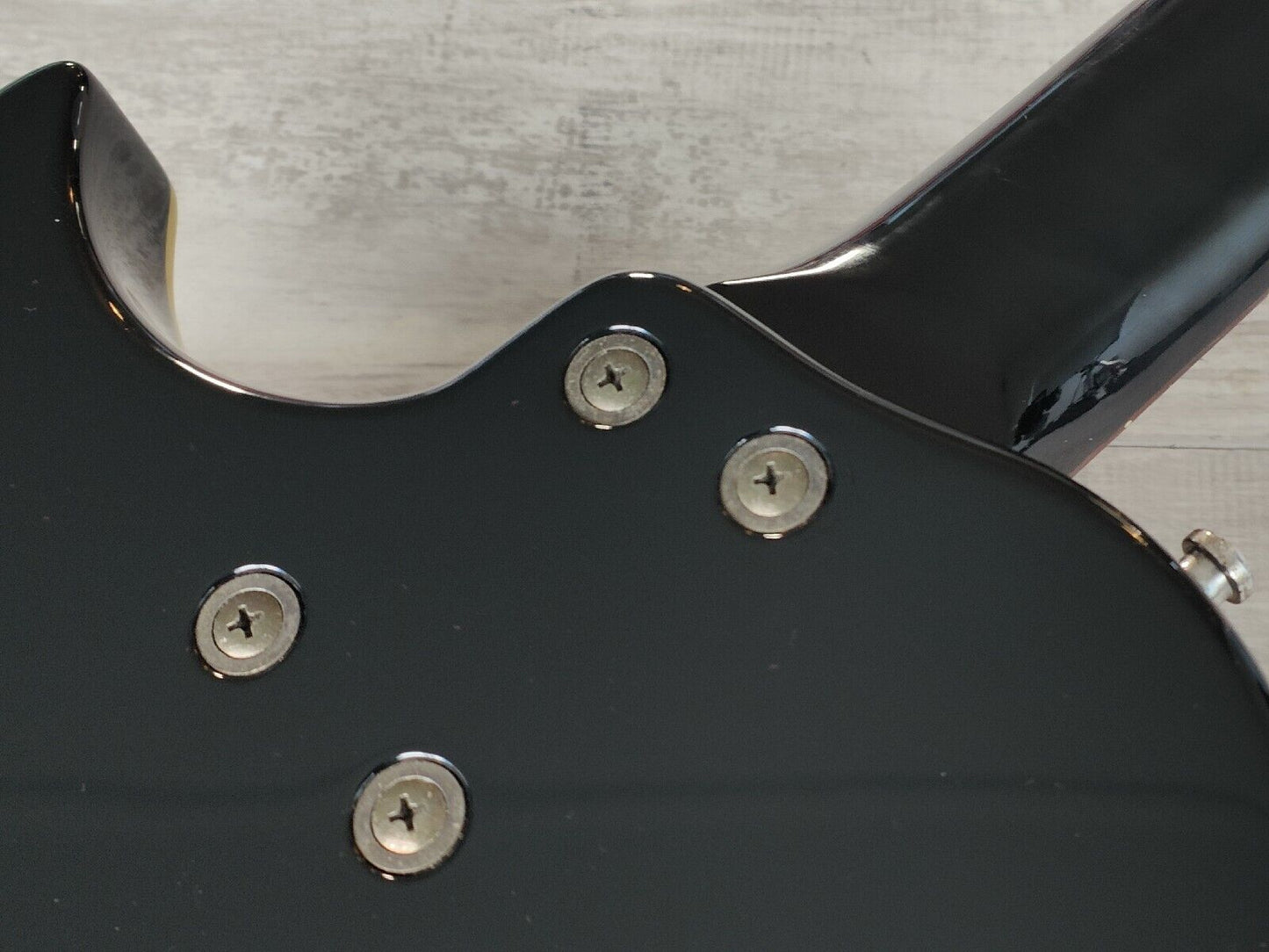 2000's Burny (Fernandes) Japan LSB-80 Active Les Paul Bass (Black)