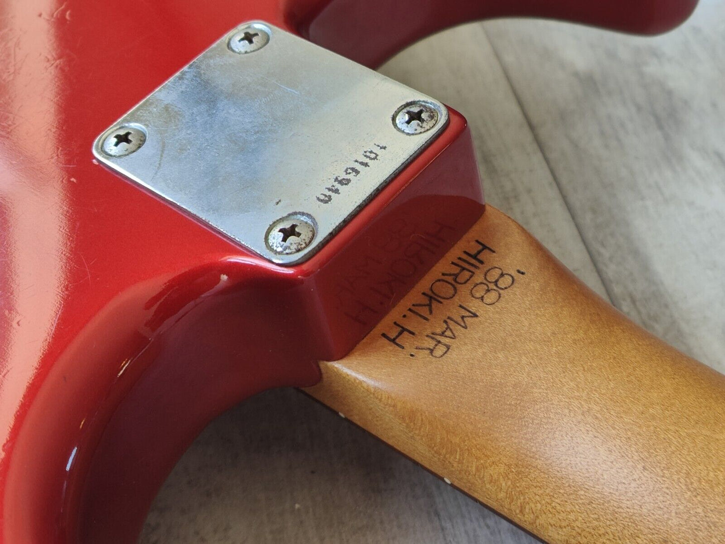 1980's Tokai Japan Goldstar Sound Stratocaster Body w/Telecaster Neck (Red)