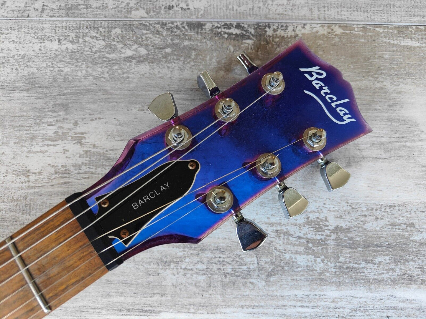 1990's Barclay Single Cutaway (Purple Lucite/Acrylic)