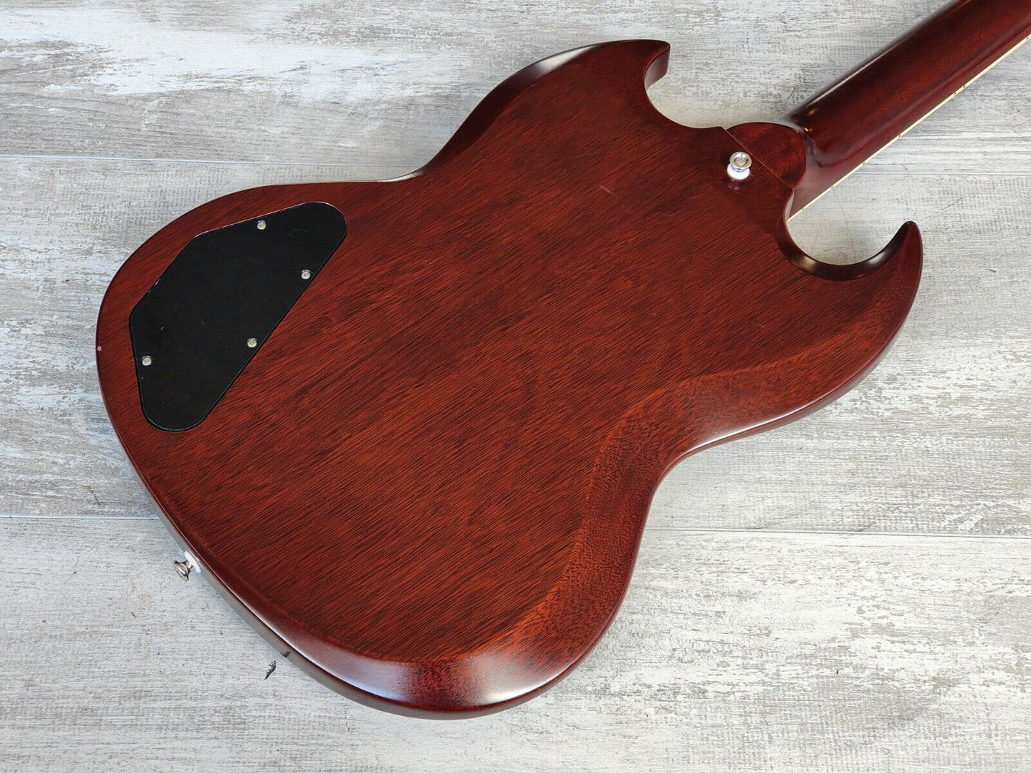 2017 Tokai "Premium Series" SG-215 Double Cutaway SG (Worn Brown)