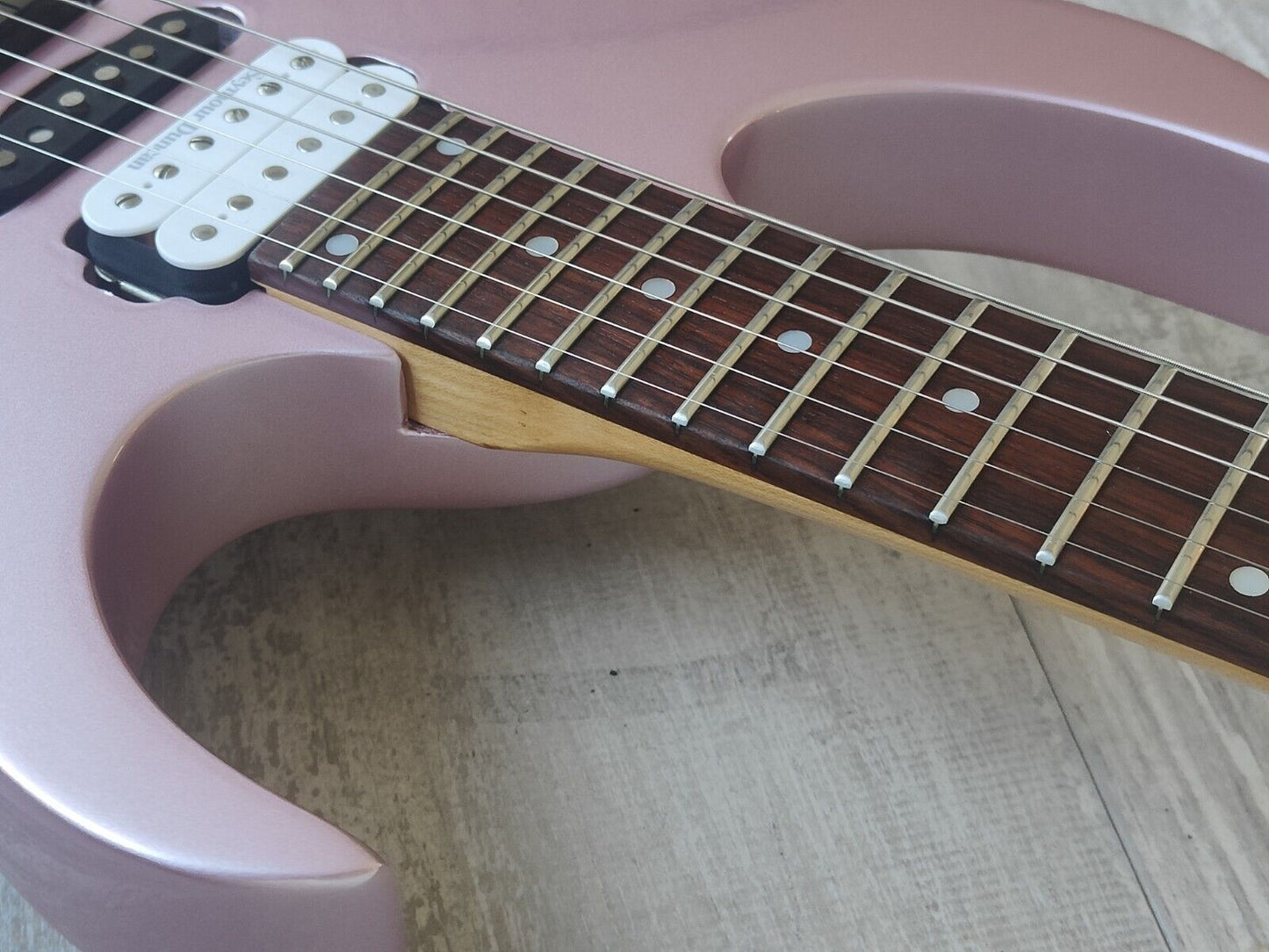 1995 Ibanez Japan RG370GH HSH Superstrat (Refinished Metallic Pink/Purple)