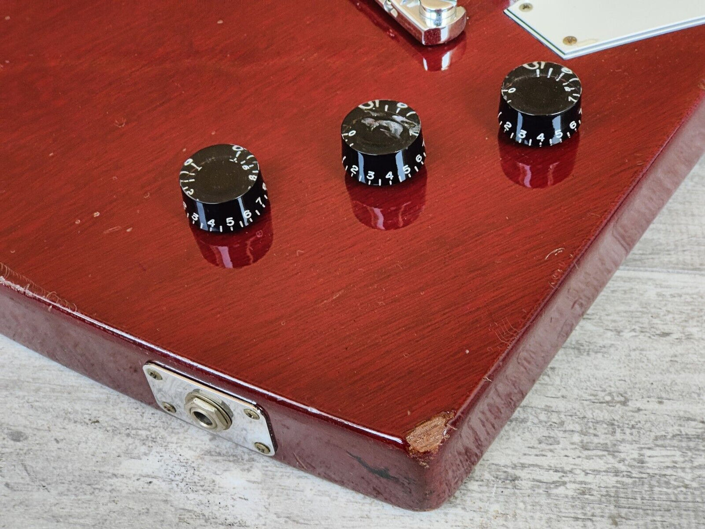 1998 Gibson USA '76 Reissue Explorer (Cherry Red)