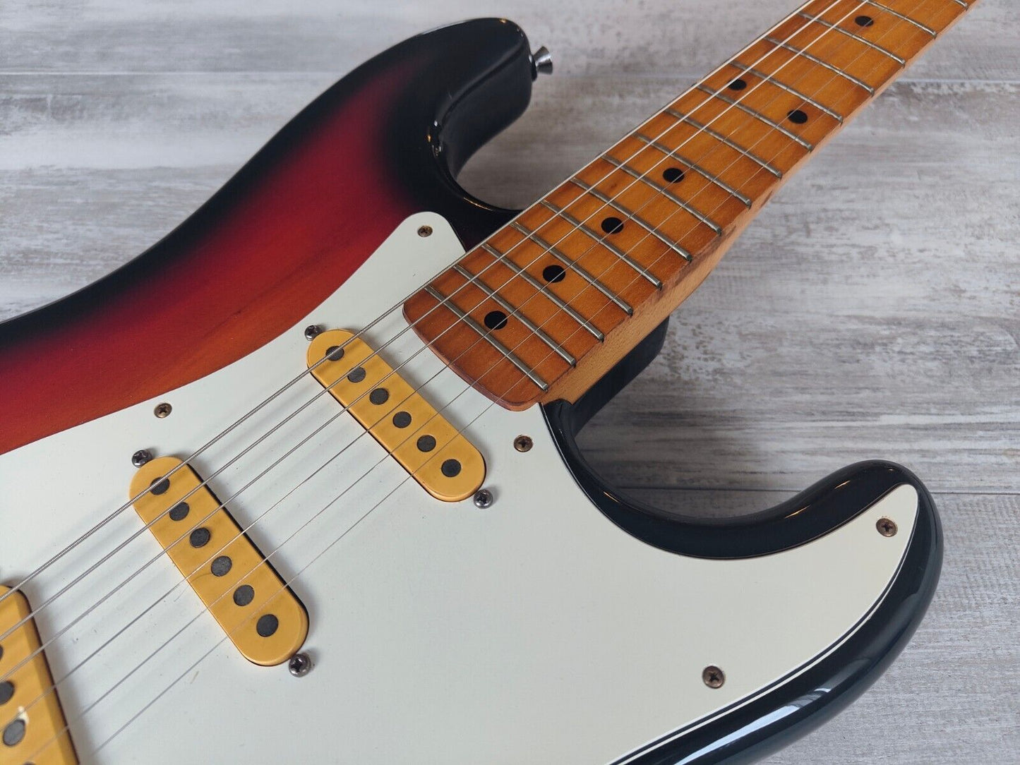 1970's Camel Journeycast Japan Stratocaster (Three Tone Sunburst)