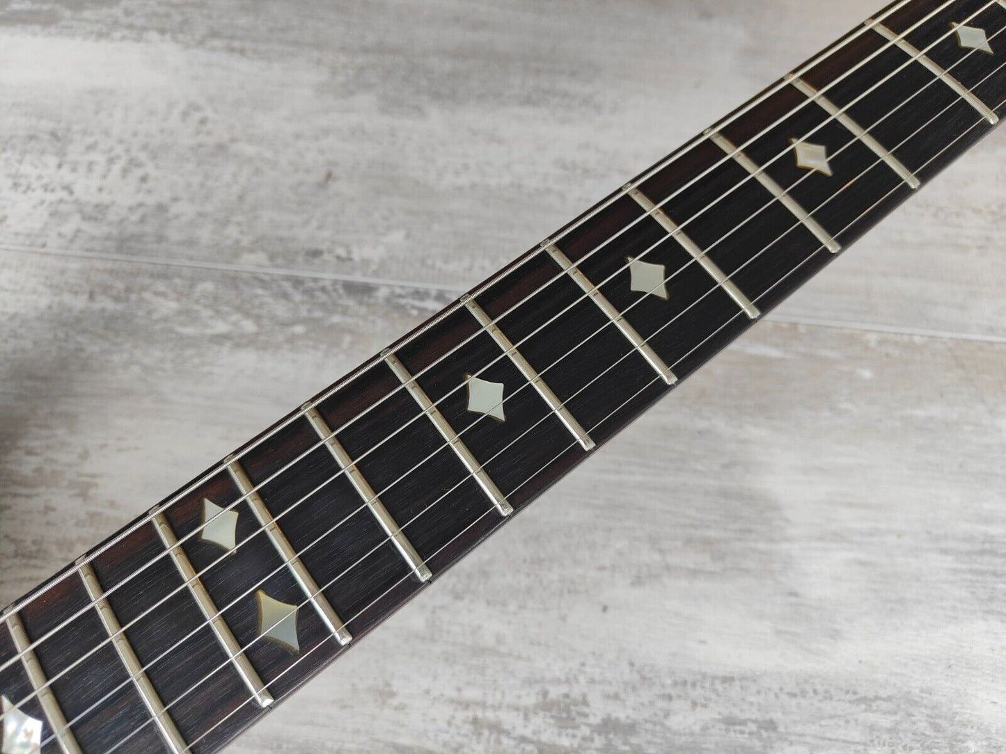 1980 Aria Pro II Japan (Matsumoku) TS-600 Neckthrough Vintage Guitar (Brown)