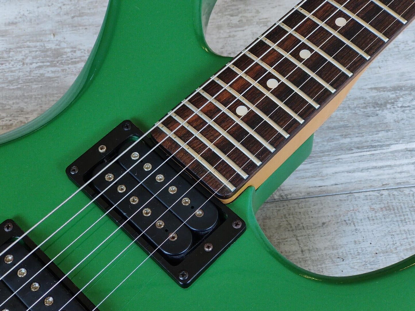 1980's BC Rich Japan NJ Series Warlock w/Floyd Rose (Refinished Green)