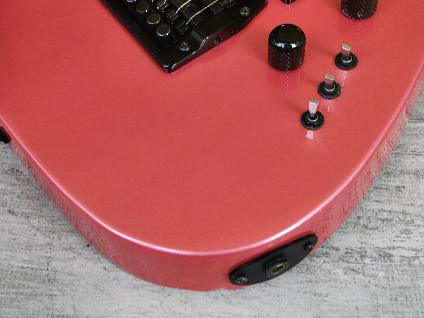 1985 Greco Japan JJ-R1 HSS Superstrat w/Kahler (Pink)