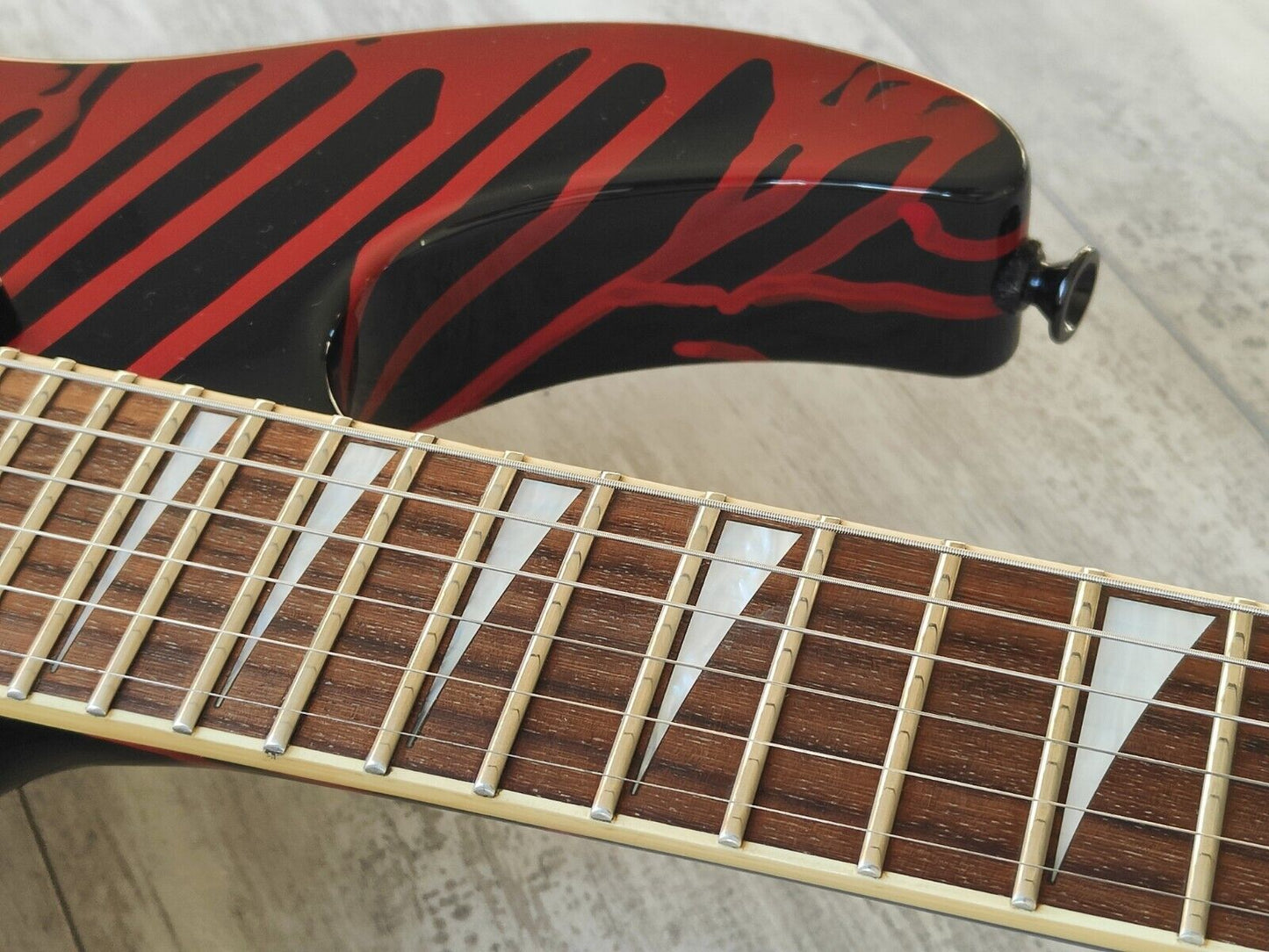 2000's Jackson Stars Neckthrough Soloist w/Seymour Duncan's (Blood Drip)