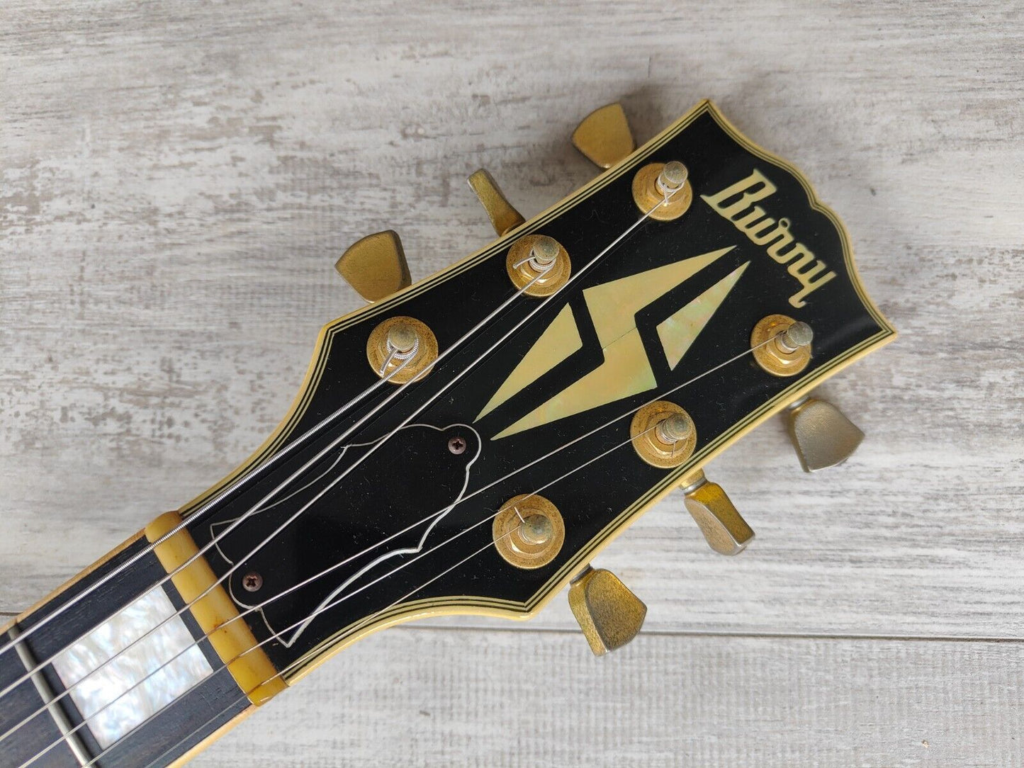 1989 Burny Japan RLC-60 Les Paul Custom (White)