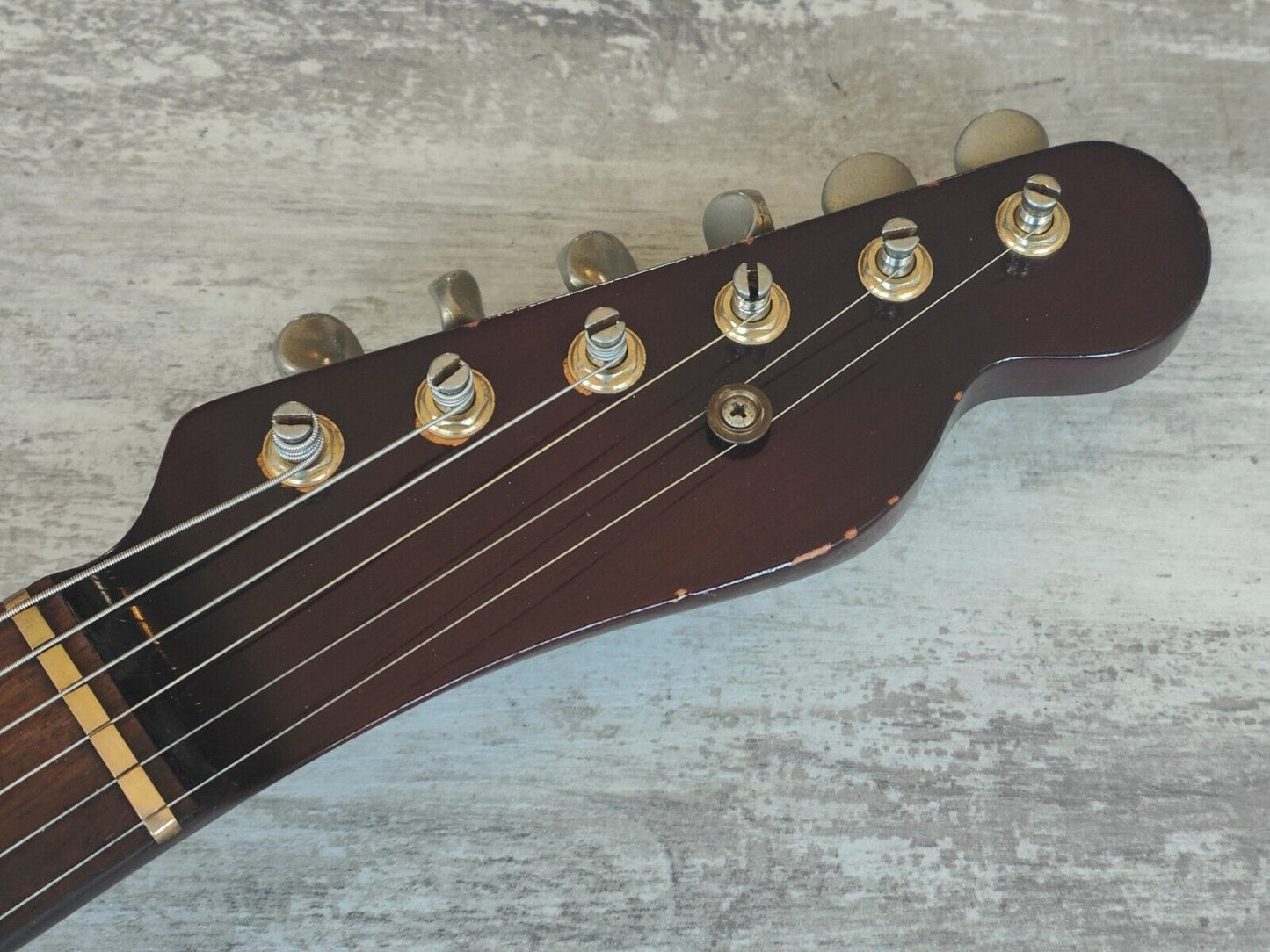 1980's Moon PGM Japan Custom Order Telecaster (Burgandy Walnut)