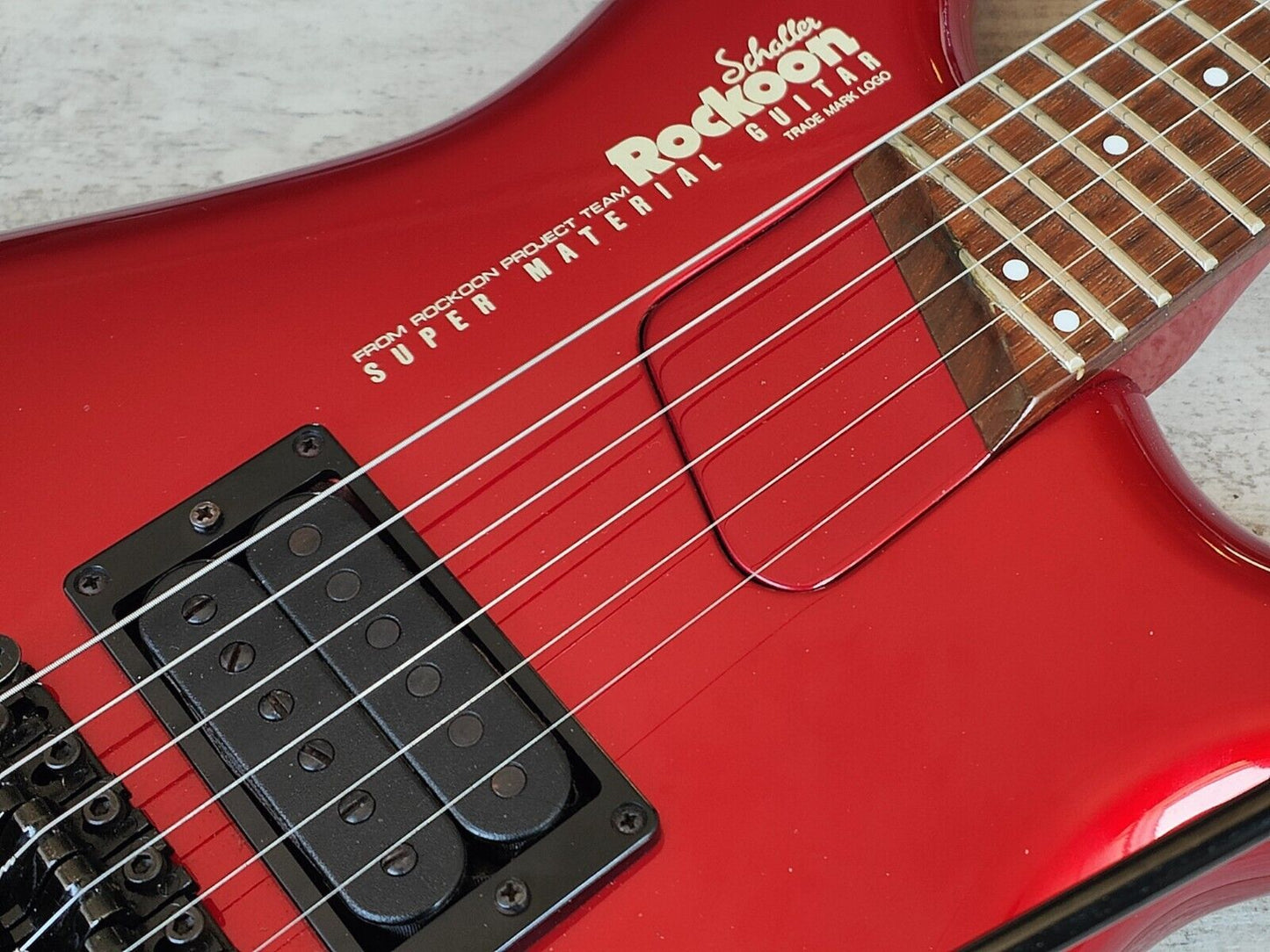 1990 Rockoon (by Kawai Japan) TG-60 Electric Guitar w/Onboard Overdrive (Red)