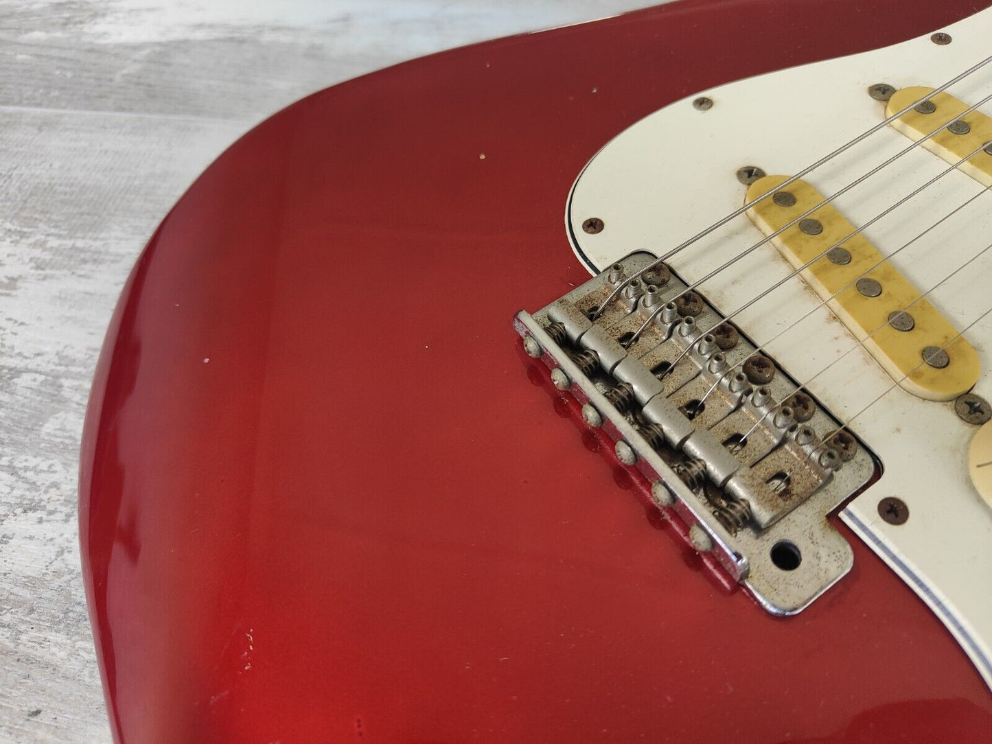 1992 Squier Japan "Silver Series" Stratocaster (Red)