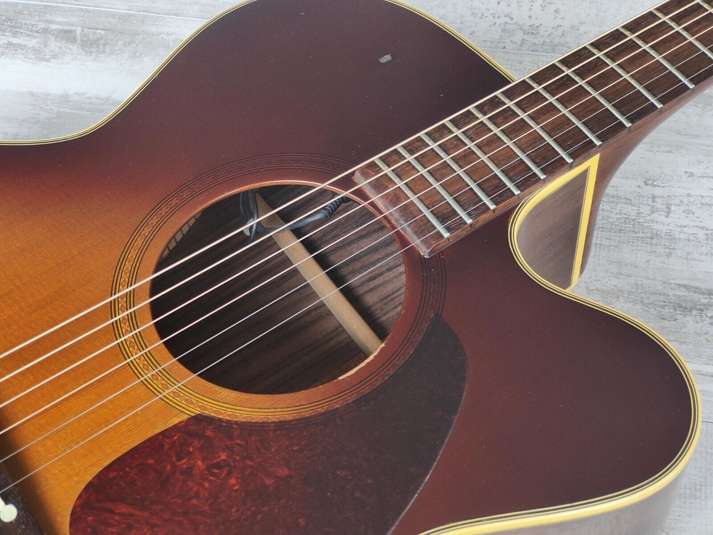 1994 Takamine Japan NPT012 Electric/Acoustic Guitar w/Parametric EQ (Sunburst)