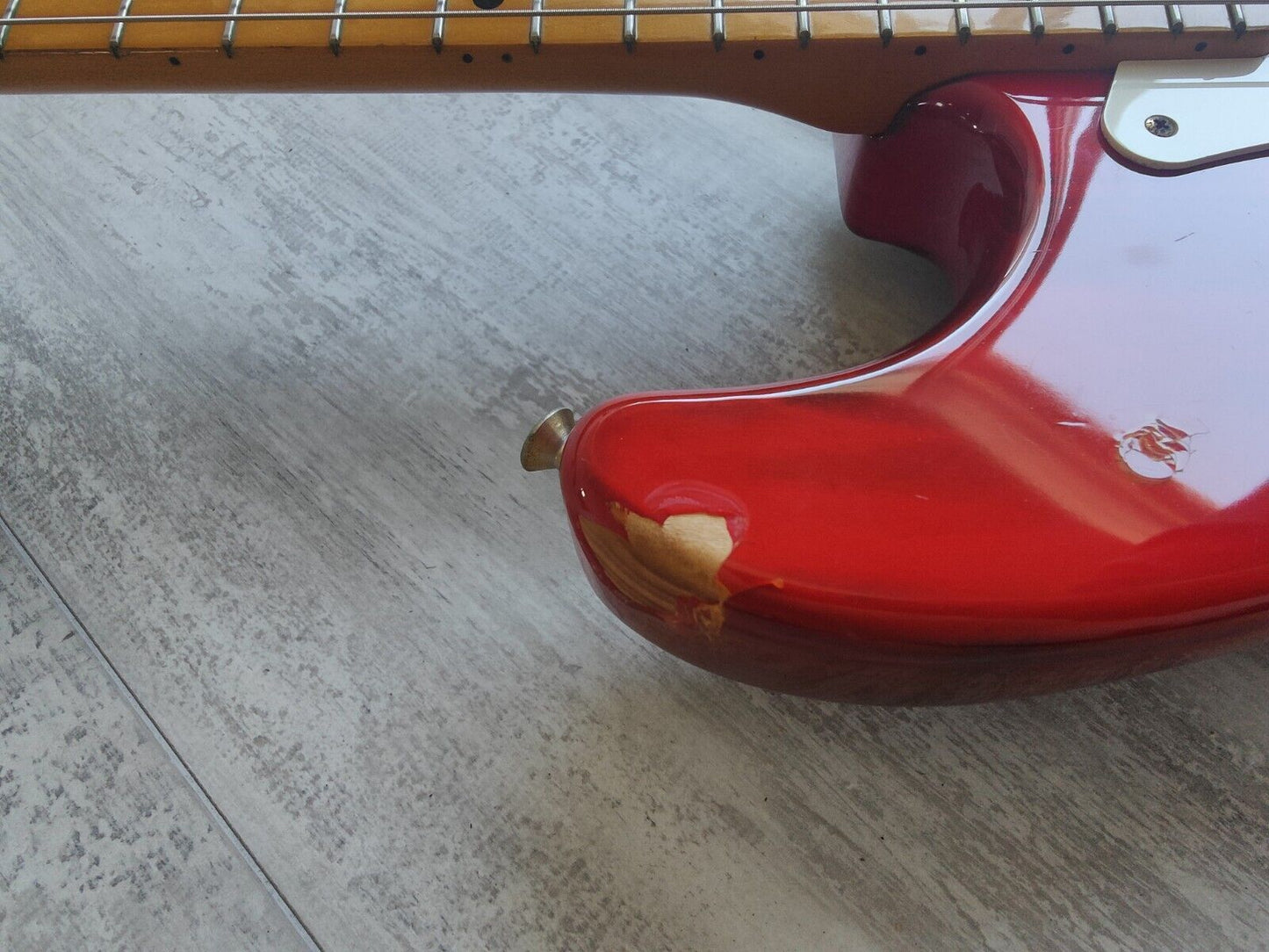 1993 Fender Japan ST57G-65 Custom Edition 57 Reissue Stratocaster (Charcoal Red)