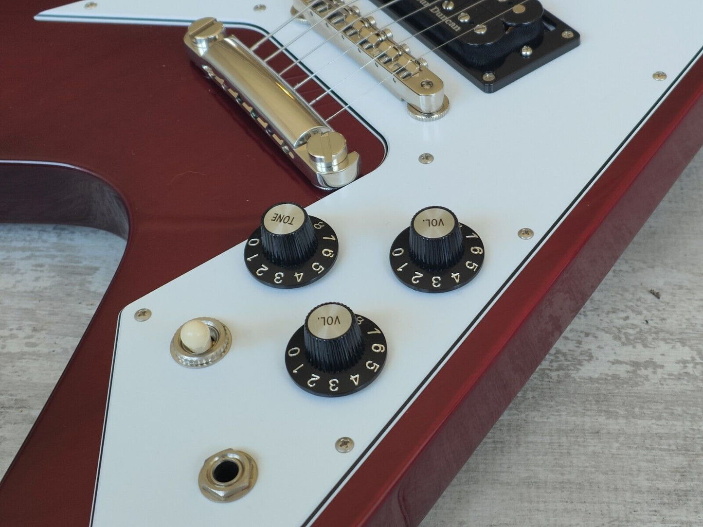 2021 Edwards Japan (by ESP) E-FV-120D Les Paul w/Seymour Duncans (Cherry Red)