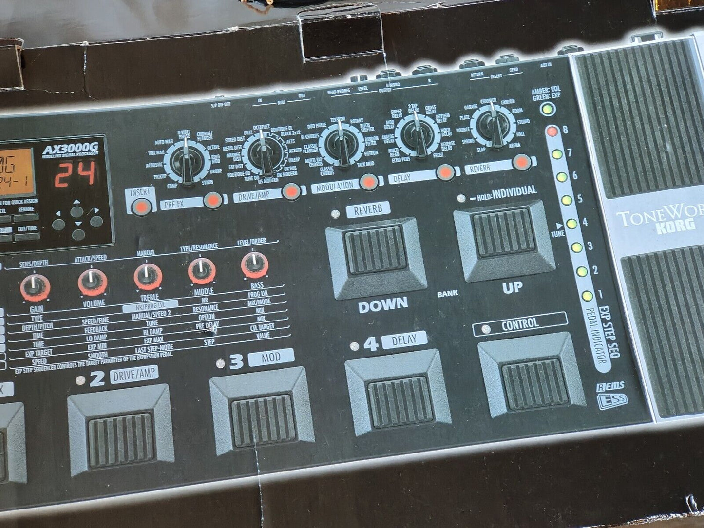 Korg Toneworks AX3000G Multi Effects Pedal