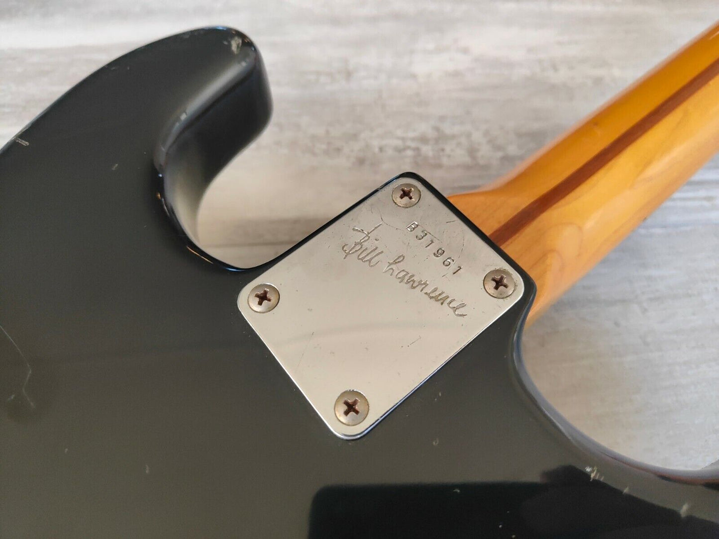 1980's Bill Lawrence (by Morris Japan) Challenger '57 Style Stratocaster (Black)