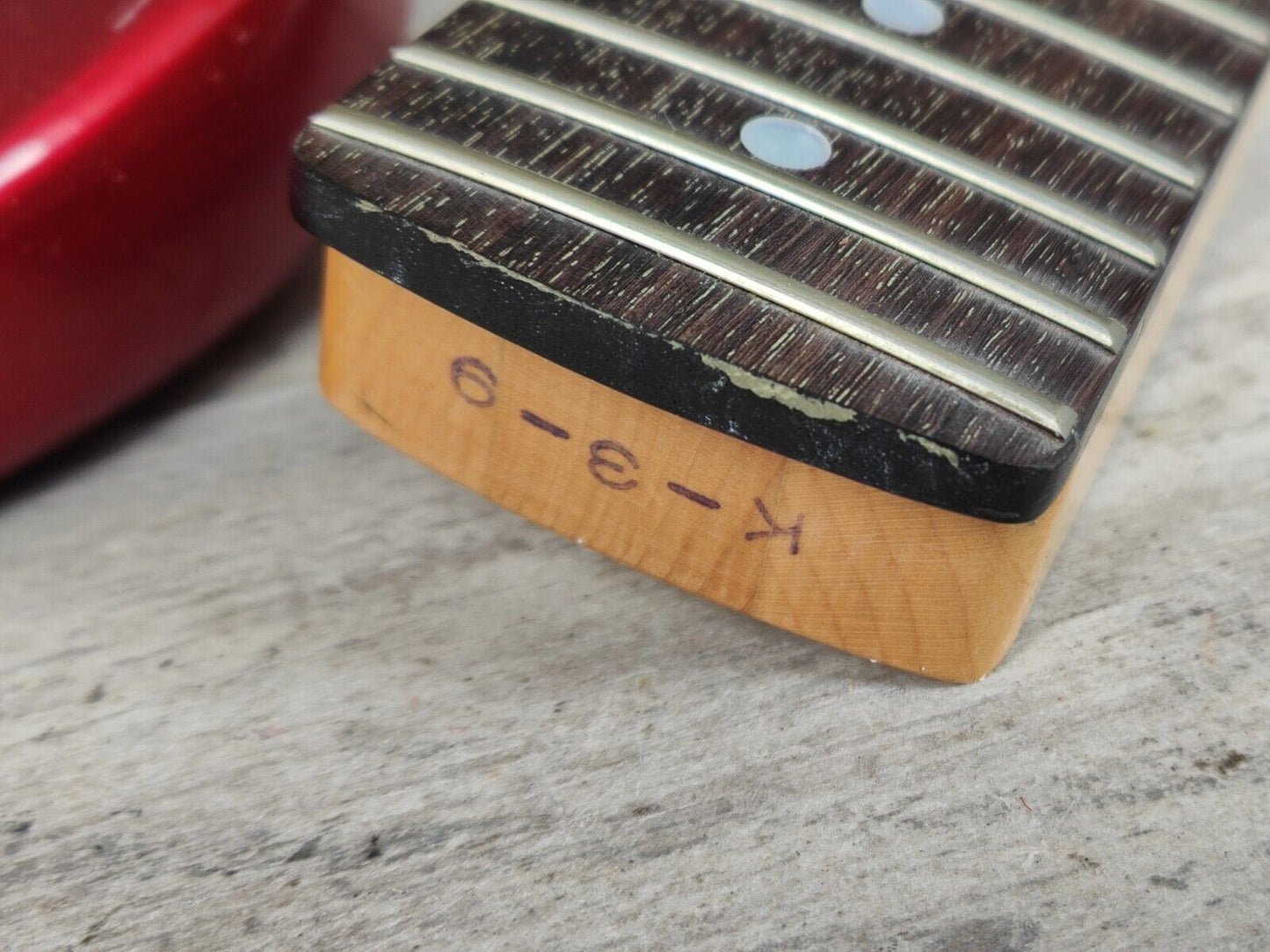 1990's Kramer Japan (by Tokai) LH Left Handed NOS Stratocaster Body/Neck (Red)