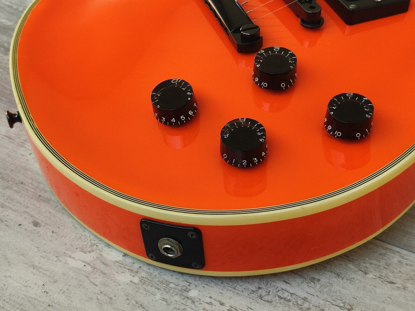 2000's Edwards Japan (by ESP) E-LP-85CD Les Paul Custom (Orange)