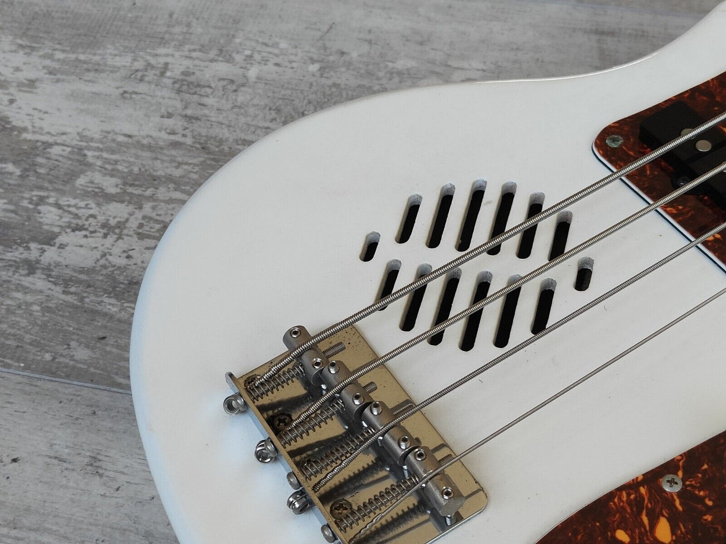 Marine Rider Mini Mosrite Travel Bass Guitar (Made in Japan)