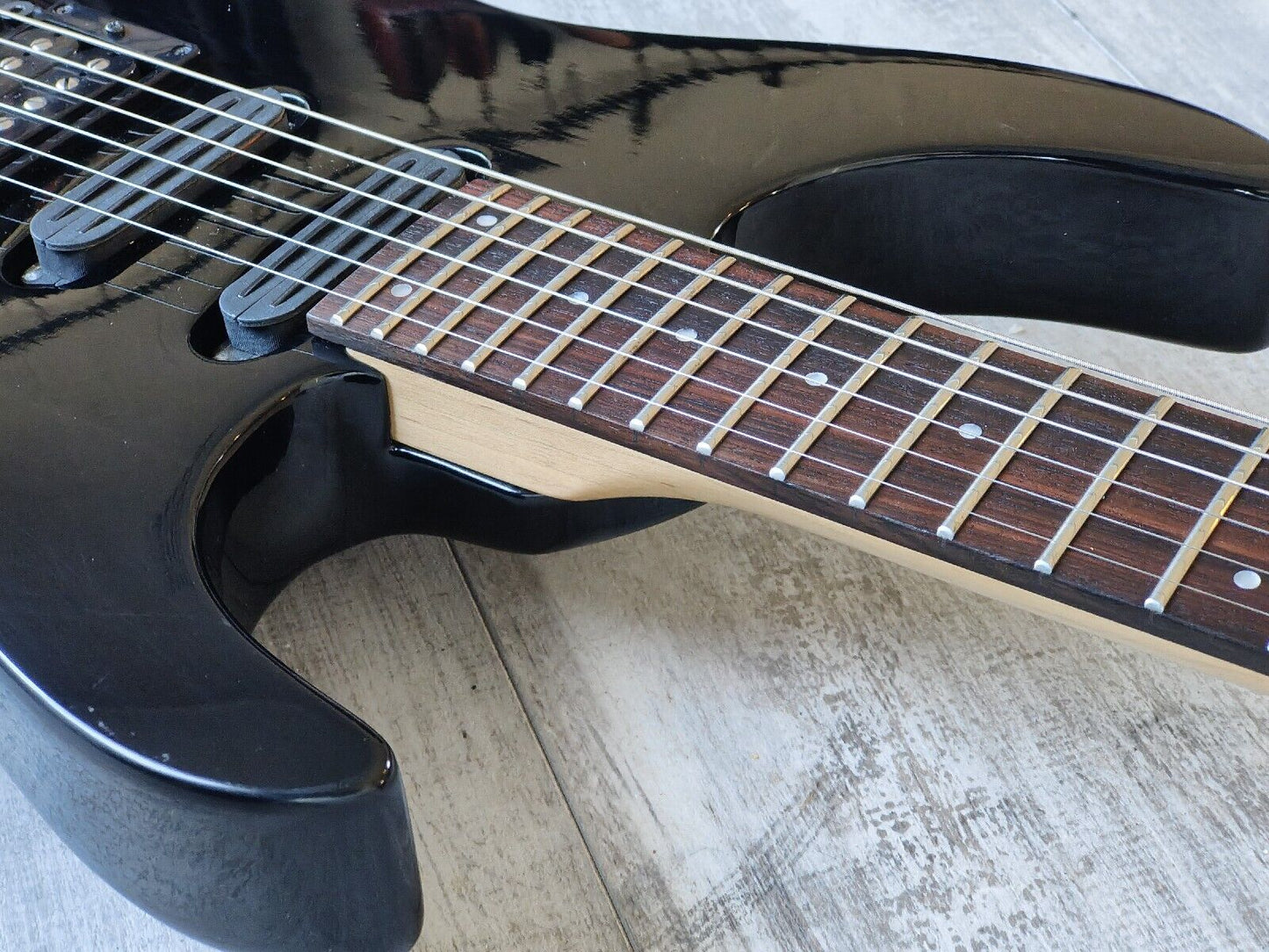 1991 Fernandes Japan FR-65 Revolver Superstrat (Black)