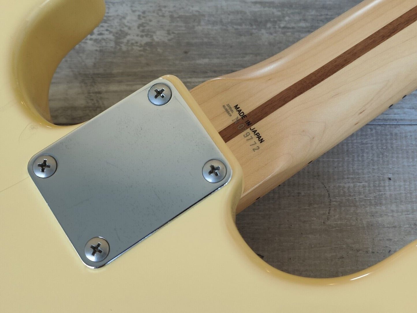 1993 Fender Japan ST-CHAMP Travel 70's Style Stratocaster (Aged White)