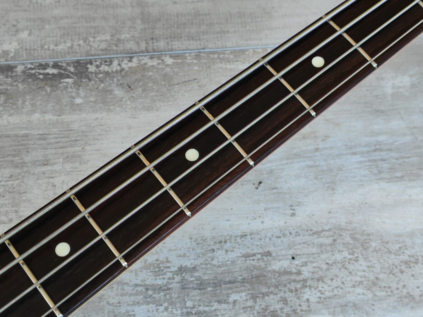 1981 Fernandes Japan RJB-75 "The Revival" Series Jazz Bass (Nitro Sunburst)