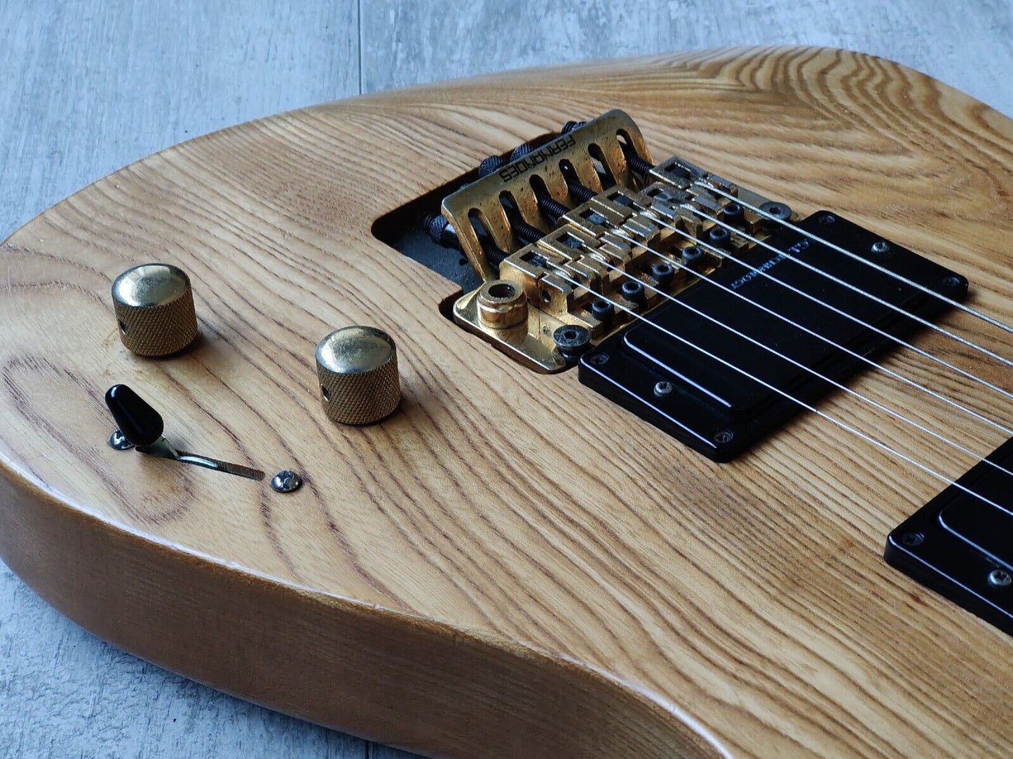 1993 Fernandes Japan FR-75 Revolver Superstrat (Natural)