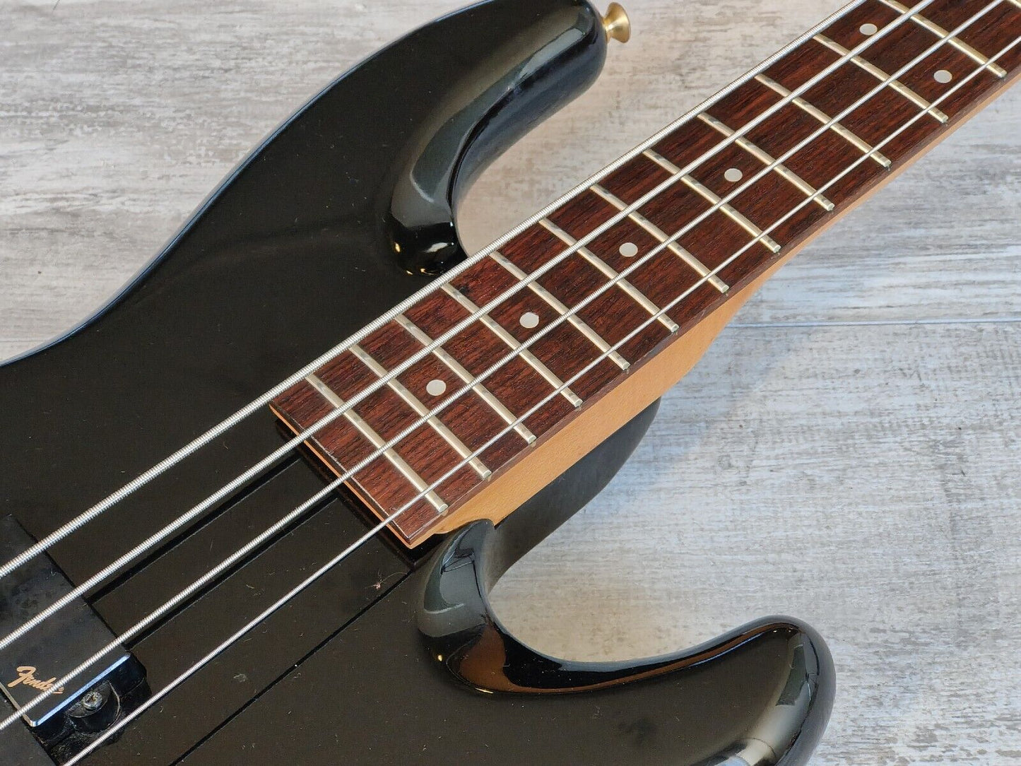 1988 Fender Japan PJR65 Jazz Bass Special PJ Active Contemporary Bass (Black)