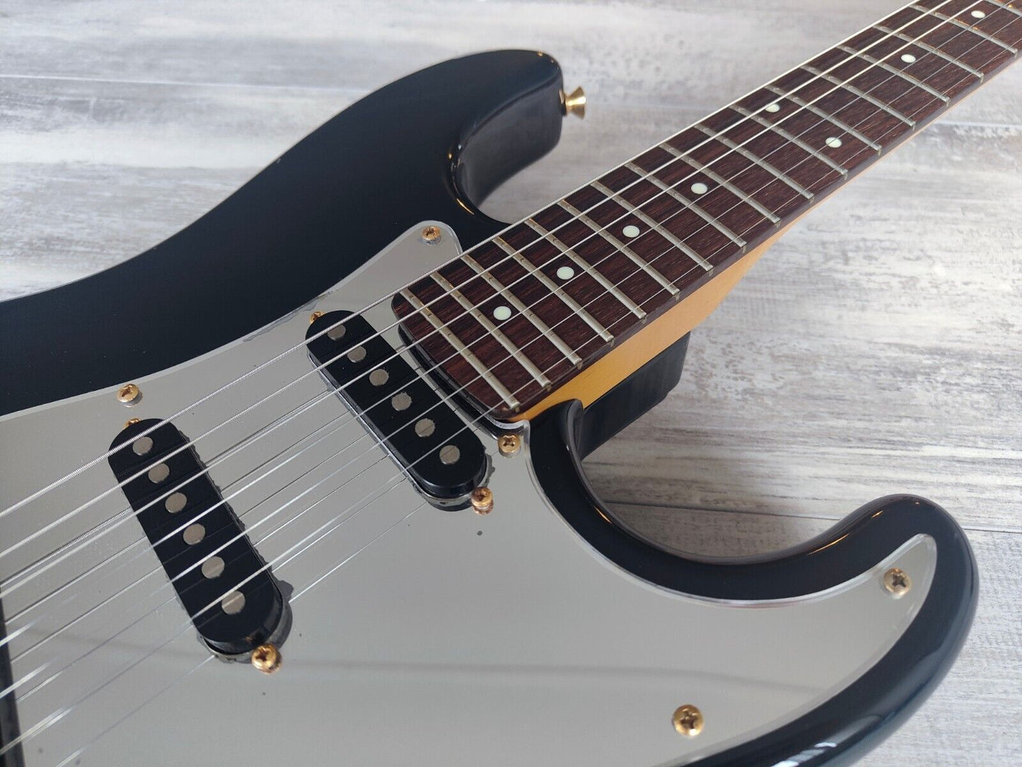 1980's Bill Lawrence (by Morris Japan) BM2R-55G Stratocaster (Black)