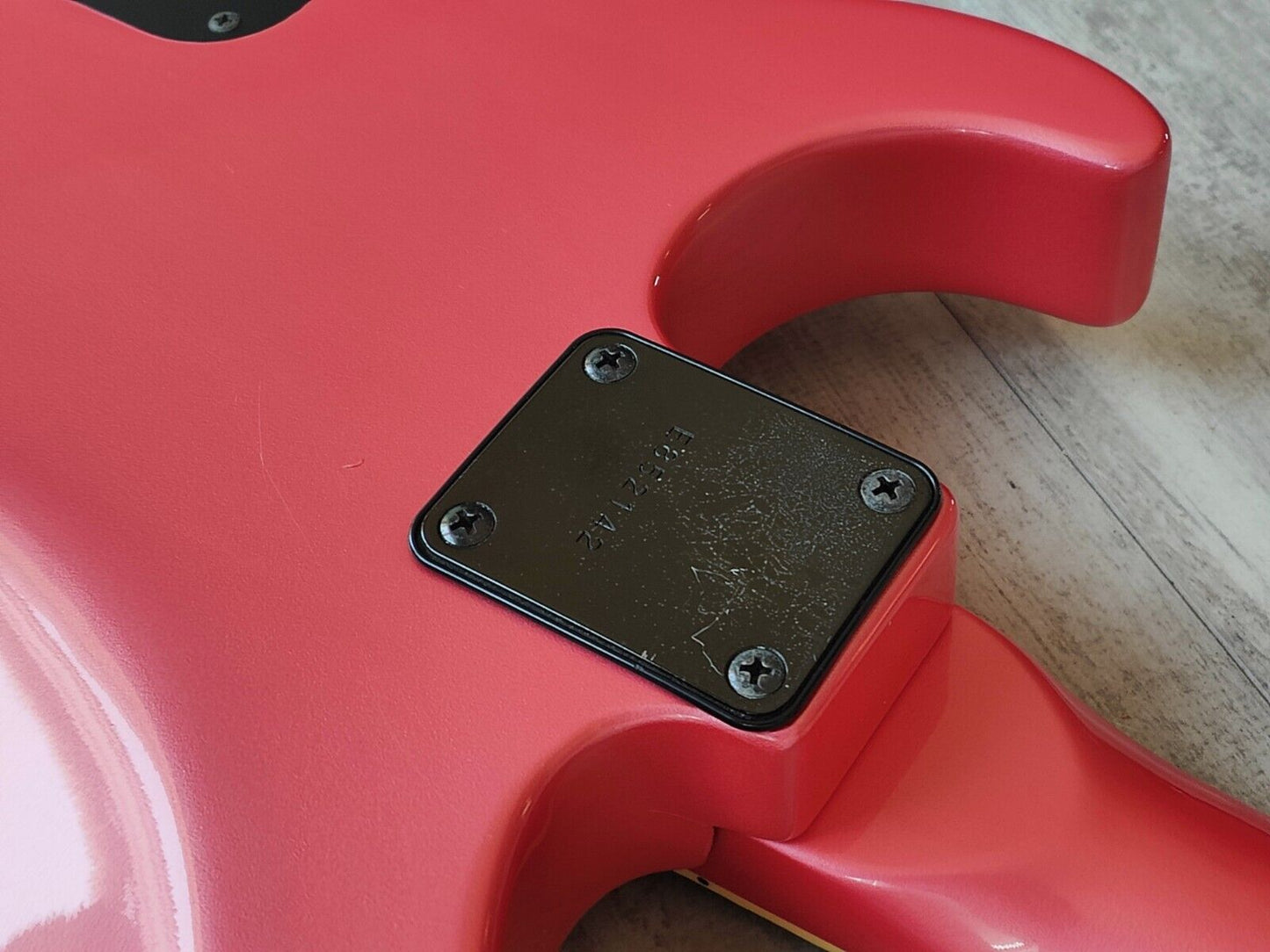 1985 Greco Japan JJ-R1 HSS Superstrat w/Kahler (Pink)