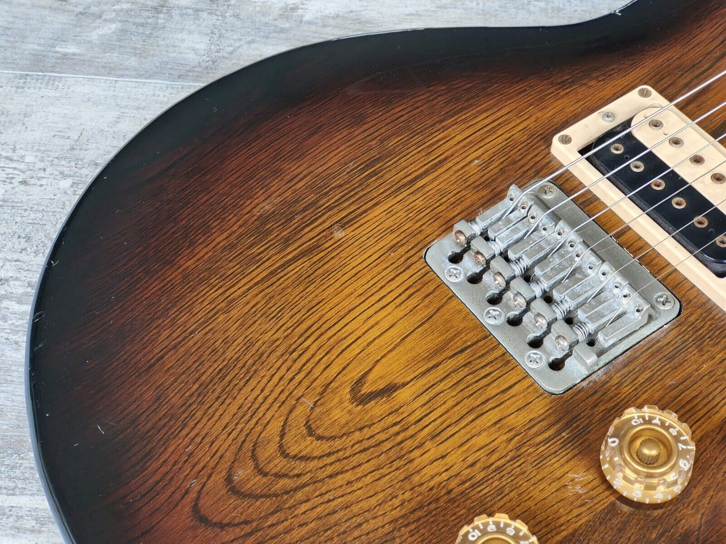 1981 Aria Pro II Japan CS-400 Cardinal Double Cutaway (Brown Sunburst)