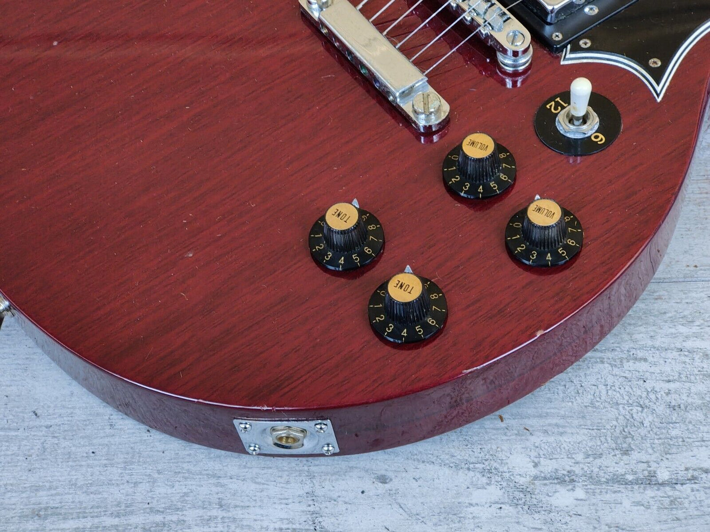 1976 Aria Japan (Matsumoku) EDS-1275 Style 6/12 Doubleneck SG (Cherry Red)