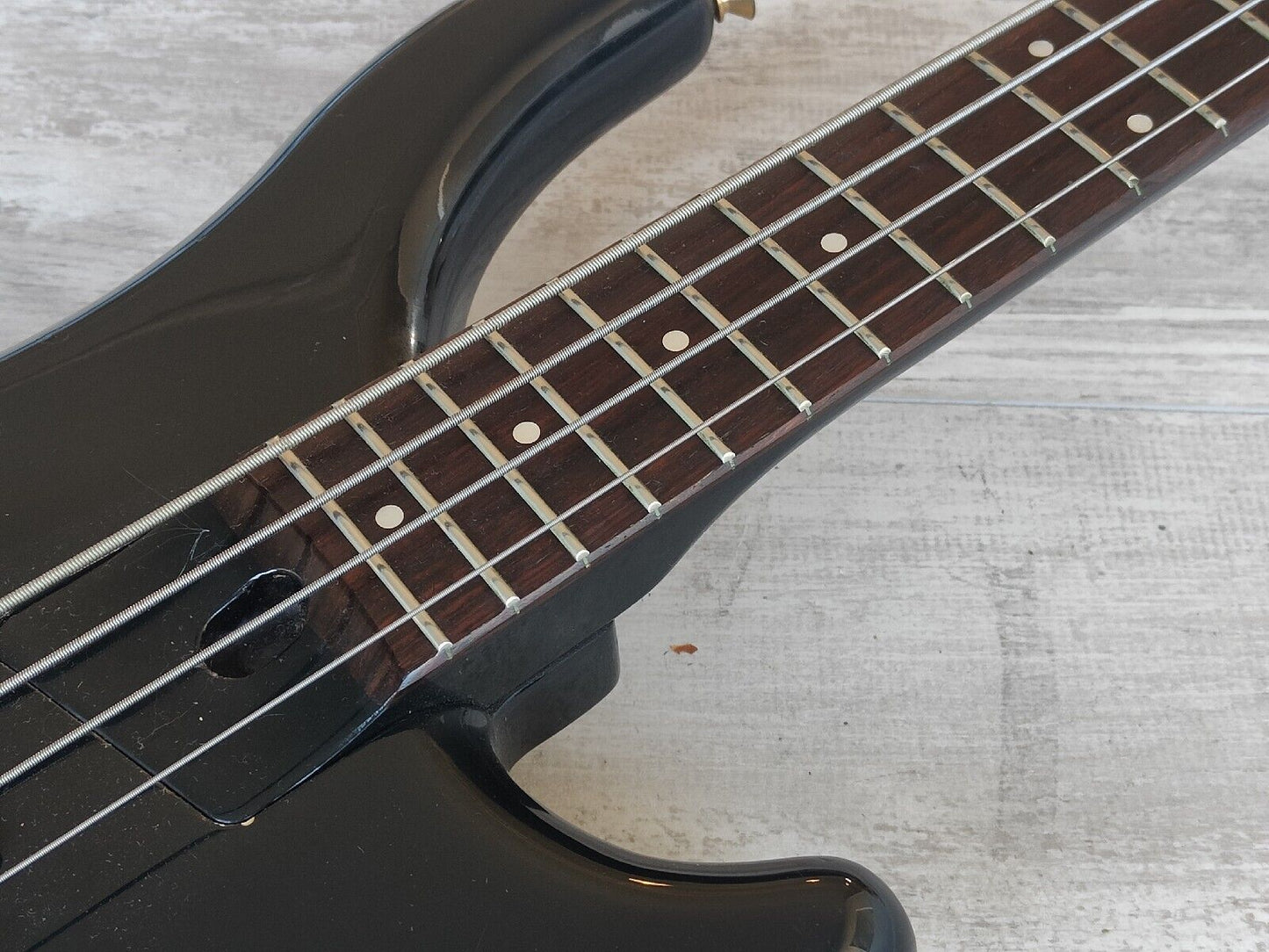 1990's Fernandes Japan FRB-65 Revolver Active Bass (Black)